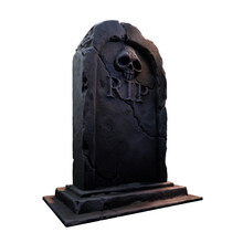 3d Render Of An Old Tombstone