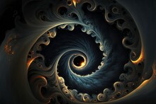 Swirling Fractal Black Hole