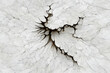 © Interactify - A picture of marble texture mandelbrot fractal 3D like cracks, flat surface,white on white color. Generative AI.
