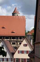 Canvas Print - Altstadt in Dinkelsbuehl