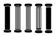 © 4zevar - Ancient columns icon set. Vector icon