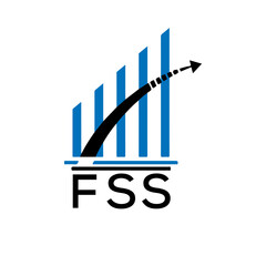 FSS letter logo. FSS blue image on white background. FSS vector logo design for entrepreneur and business. FSS best icon.
