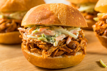 Sticker - Homemade Barbecue Pulled Chicken Sliders