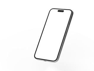 smartphone  With Blank Screen in 3d