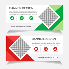 Wall Mural - Modern banner corporate design template. Simple design and suitable for promotion business.