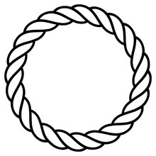 Rope Icon With A White Background. Vector Illustration