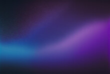 Grainy Texture Dark Blue Purple Gradient Web Banner Design Generative Ai