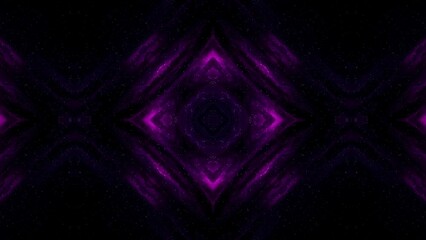 Wall Mural - kaleidoscopic pattern in dark background