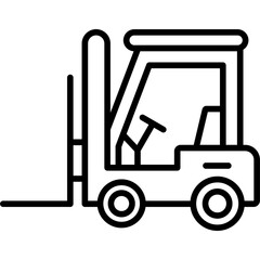 Poster - Forklift Icon