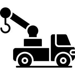 Sticker - Crane Truck Icon