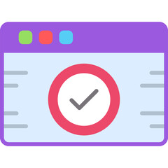 Sticker - Web Browser Icon