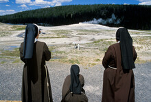 Nuns At Old Faithful.