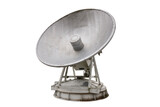 große Parabolantenne für die Kommunikation via Satellit