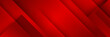© Roisa - Red abstract geometric background banner. Diagonal stripe pattern. Abstract dark red gradient design. Line texture background. Landing page dynamic cover. Diagonal strips pattern. Vector illustration