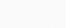 Seamless Line Pattern On White Background. Modern Chevron Lines Pattern For Backdrop And Wallpaper Template. Simple Lines With Repeat Texture. Seamless Chevron Background, Vector Illustration
