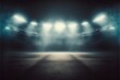 © amrets - Stadium with lights background for display. generative ai