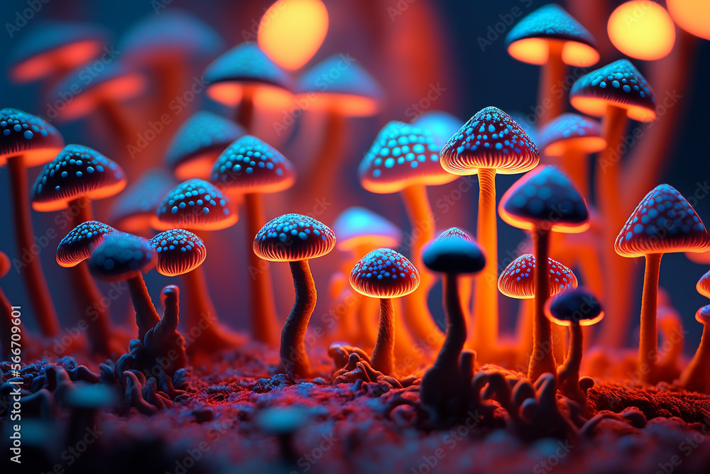 Mushroom Wallpaper ,Fantasy Wallpaper, 4K, Mushroom