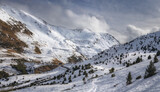 Fototapeta Na ścianę - Winter Landscape at Boi Taull , Catalan Pyrenees