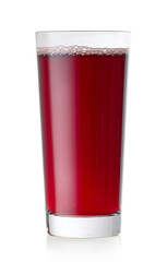 Canvas Print - glass of red grape juice