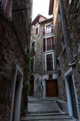 Wall Mural - a historic medieval Italian town