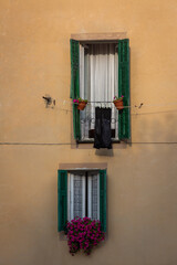 Wall Mural - a historic medieval Italian town