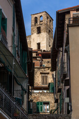 Wall Mural - a historic medieval Italian town