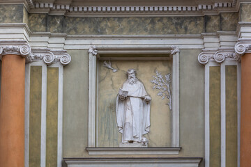 Wall Mural - a historic medieval Italian town