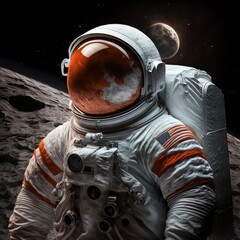 astronaut in space