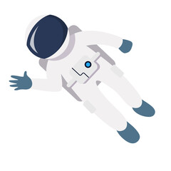 Wall Mural - astronaut man cartoon