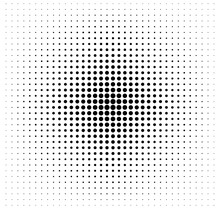 Dotted Gradient Halftone Background. Horizontal Seamless Dotted Pattern In Pop Art Style. Abstract Modern Stylish Texture. Fade Gradient Black And White Half Tone Background. Vector Illustration.