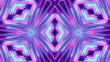 Abstract Neon Seamless Loop Futuristic VJ Motion Graphics Music Background