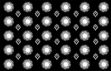 black and white seamless pattern