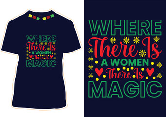 Wall Mural - International Women's Day T-shirt Design