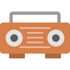 Sticker - Radio Icon