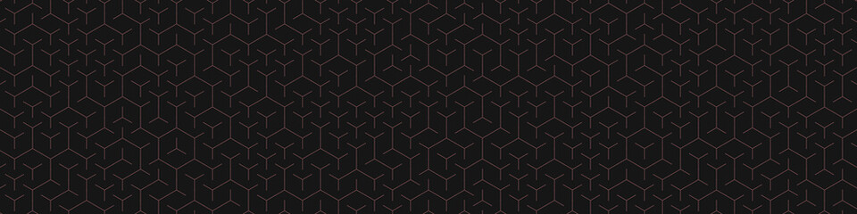   Hexagonal Maze pattern abstract illustration