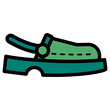 crocs sandal illustration