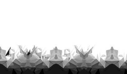abstract design print on plain ground