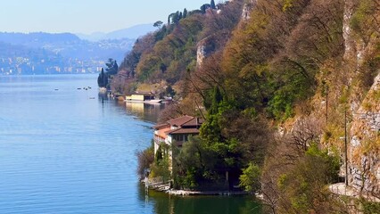 Poster - Monte San Salvatore and Lake Lugano from Gandria Olive Path, Switzerland