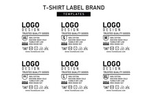 Clothing Label Tag Template Design