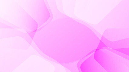 Wall Mural - Pink colored premium fashionable abstract background with transparent lines, stripes, random geometric shapes.