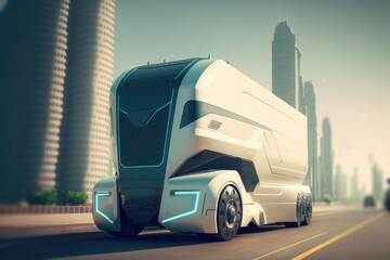 Future of autonomus cargo transportation, AV cargo truck, AV, Generative AI
