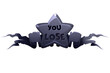 Black star badge you lose