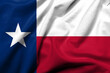 3D Flag of Texas satin