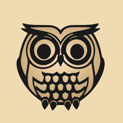 Sticker - Owl symbol design