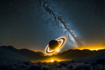 Wall Mural - Space. Generative AI..