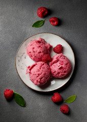 Sticker - raspberry sorbet balls