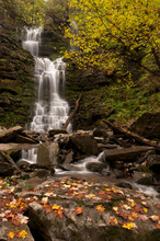 Autumn Waterfall, Chittenango Falls State Park, New York
