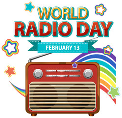 Poster - World Radio Day Banner