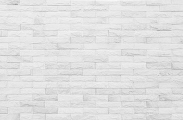  White grunge brick wall texture background for stone tile block painted in grey light color wallpaper modern interior design.