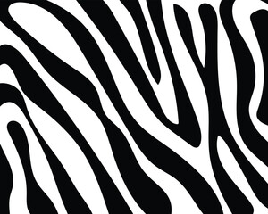 Wall Mural - vector seamless zebra skin.